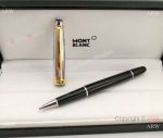 Montblanc Meisterstuck Gold clip Stripped Rollerball Pen - AAA Replica